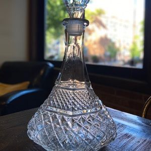 Vintage Cut Glass Decanter